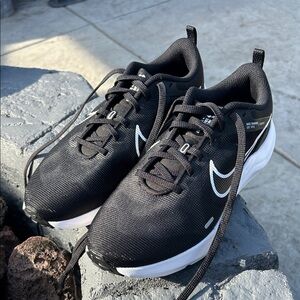 Black and White Nike Sneakers